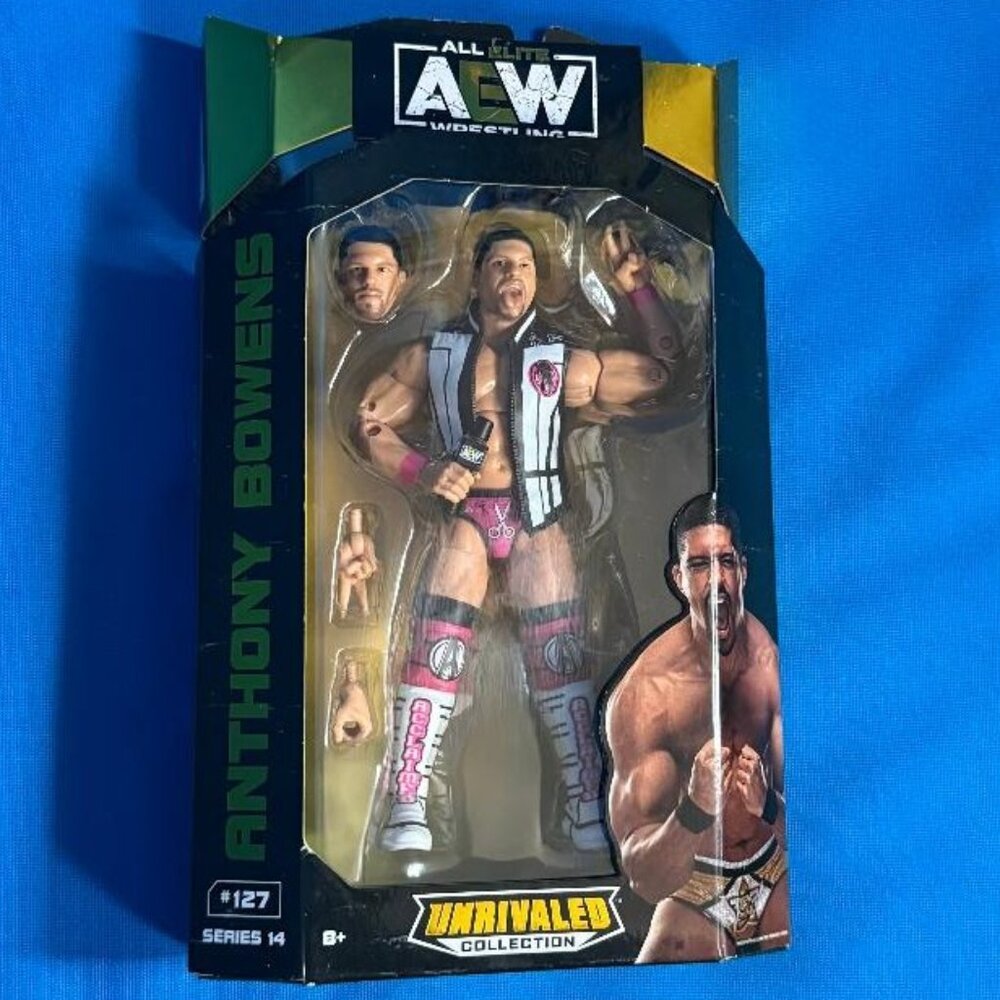 NEW ~ AEW ANTHONY BOWENS ACTION FIGURE UNRIVALED COLLECTION ALL ELITE WRESTLING